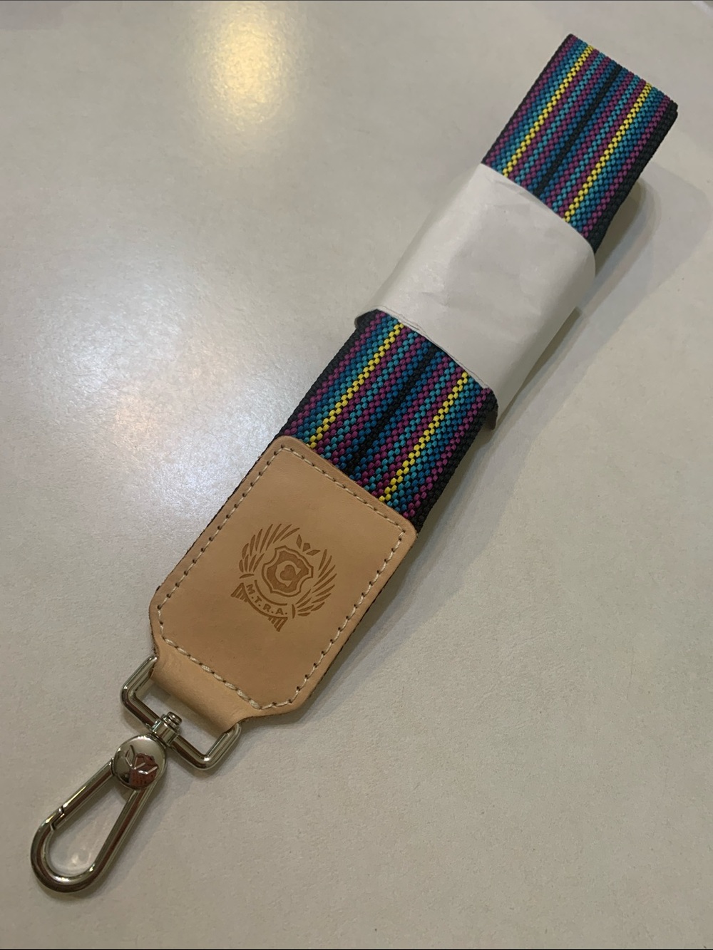 NWOT Consuela Blueberry Webbing Crossbody Strap - Picture 3 of 16